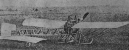Samolot Gowiskiego podczas prb na Boniach Tarnopolskich w maju 1911 roku