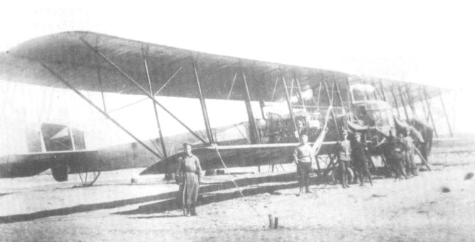 Ilia Muromiec G-II (G-36) po wyldowaniu pod Bobrujskiem 6 marca 1918 roku