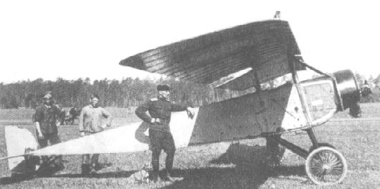 Morane Saulnier MS-3(L) nr 123 z Polskiego Oddziau Bojowego w Odessie w kwietniu 1918 roku