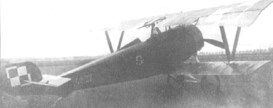 Nieuport 21E1 (nr 4227) w WSP w Grudzidzu, lipiec 1922
