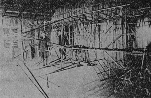Samolot WZ-I w czasie budowy w Milanwku w 1913 roku